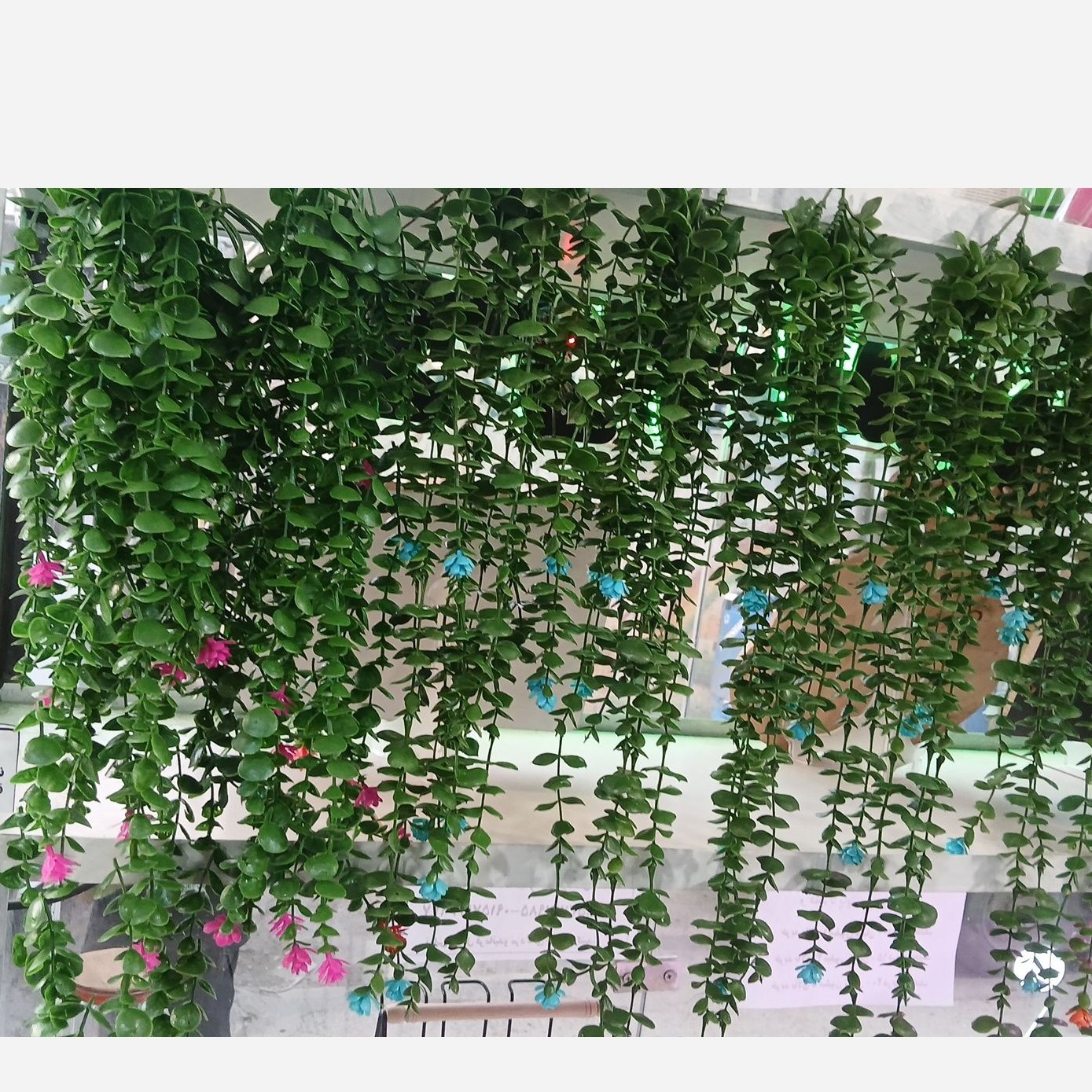 آویز شمشاد گلدار
