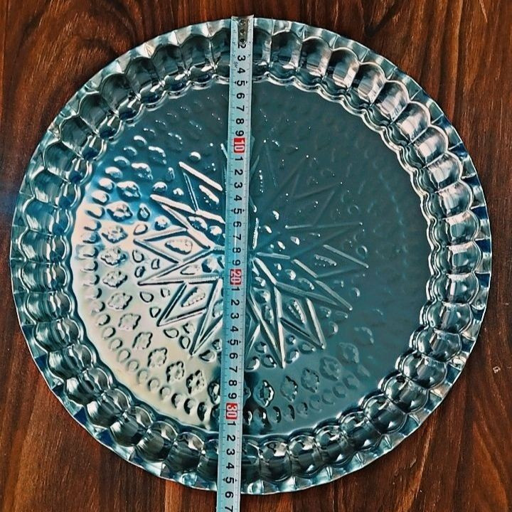 سرویس سینی استیل 5 عددی ساده موجوده