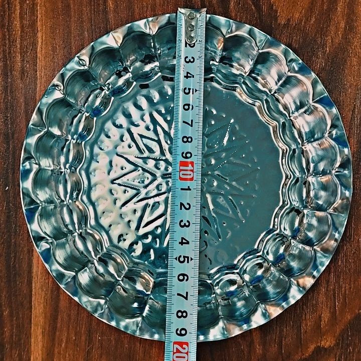 سرویس سینی استیل 5 عددی ساده موجوده