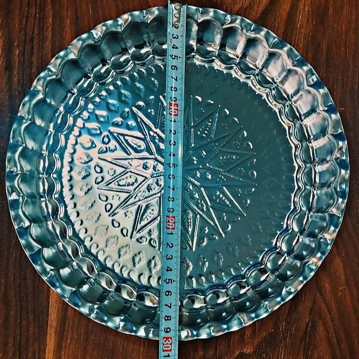 سرویس سینی استیل 5 عددی ساده موجوده